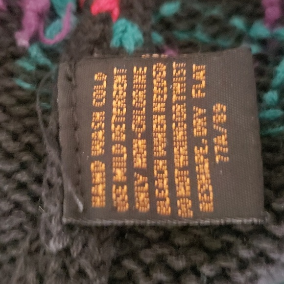 Vintage Eddie Bauer Womens Knit Floral Sweater - Picture 6 of 7